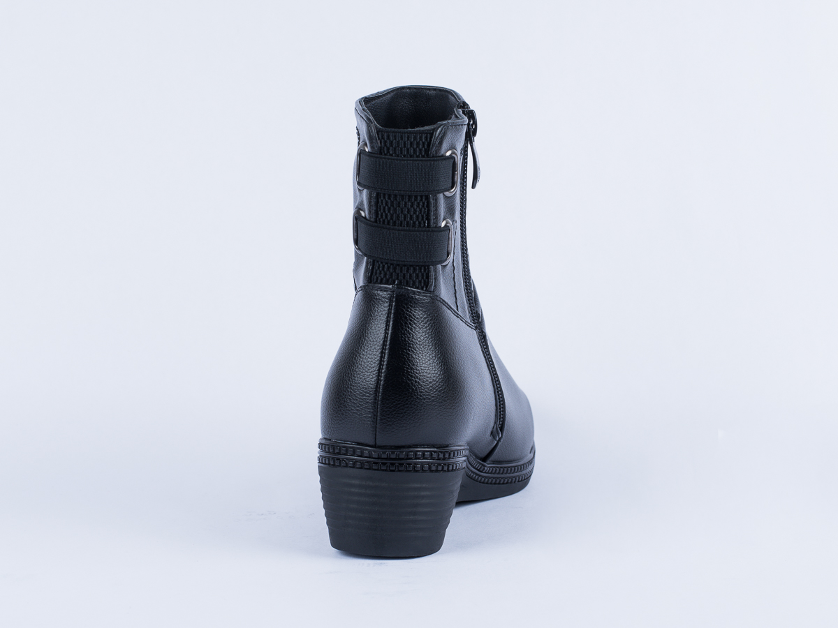Ботинки жен. Коронате T203 молния (37-42) черный