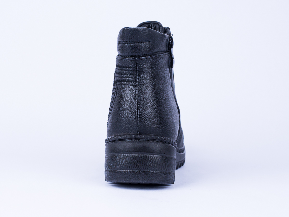 Ботинки жен. Aowei M679-1 2 молнии (36-41) черный