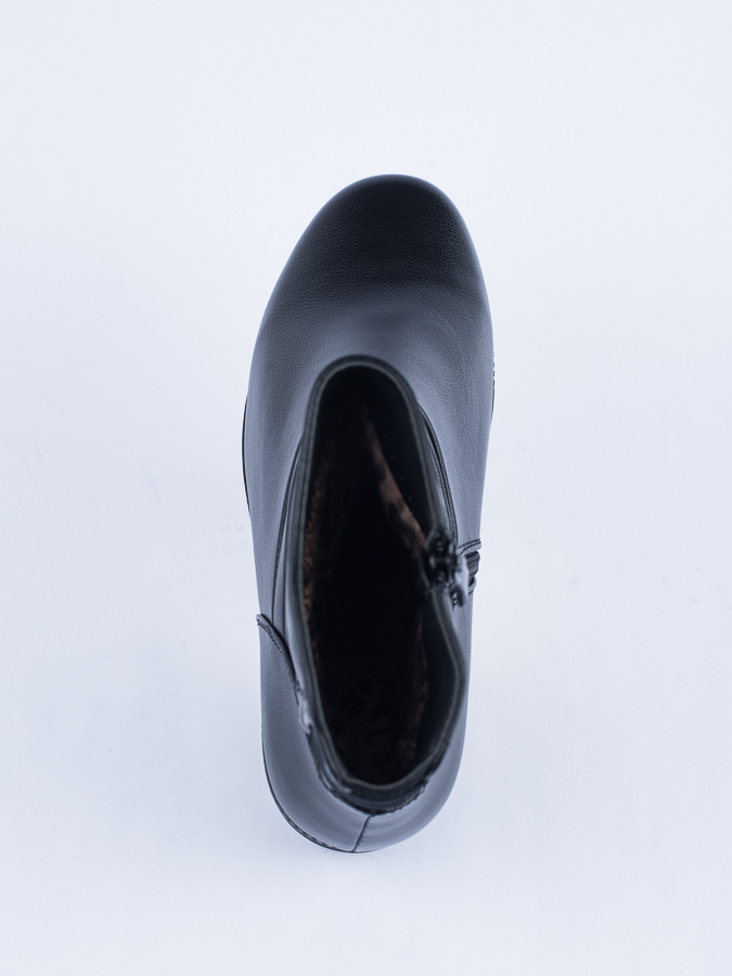 Ботинки жен. Коронате T203 молния (37-42) черный