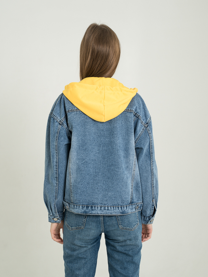 Куртка джинс жен. Miracle D299 M-XL голубой