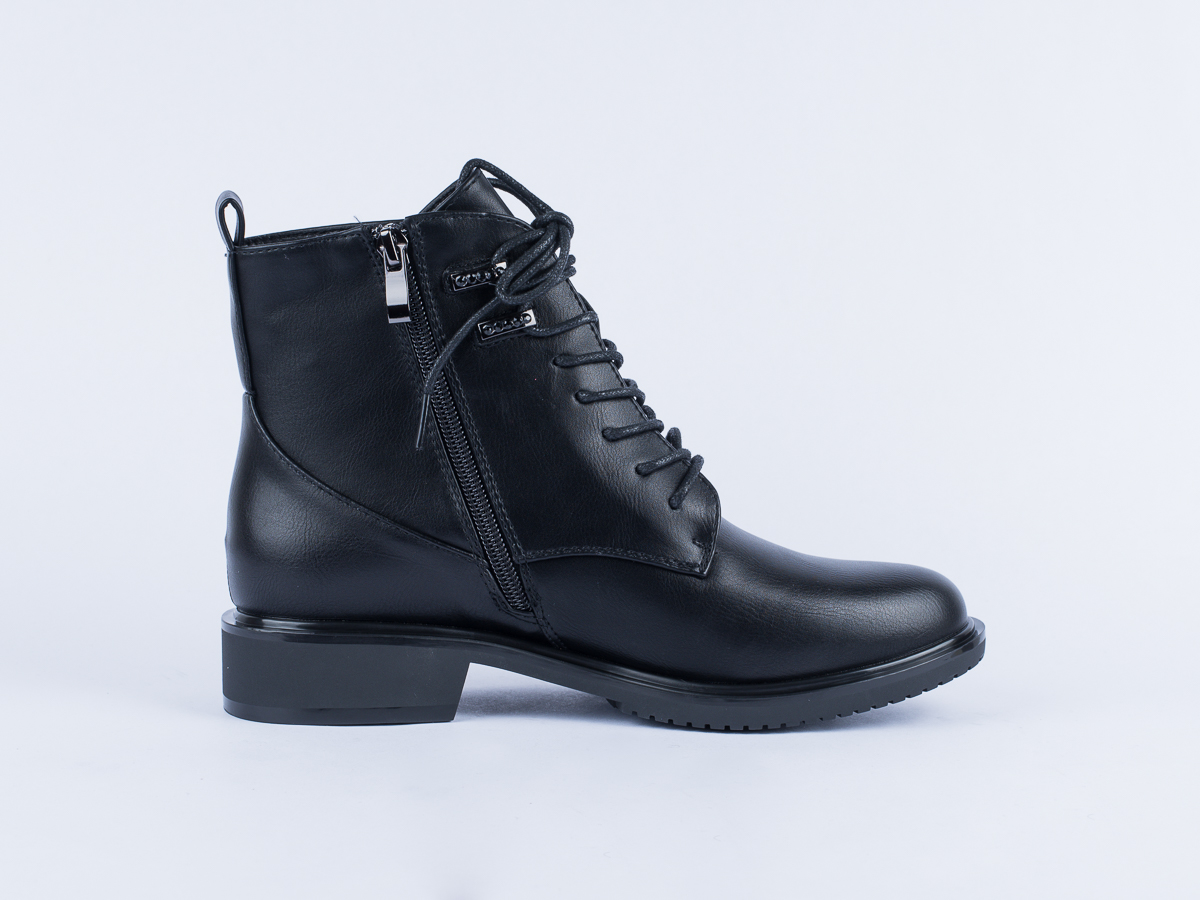 Ботинки жен. Purlina XL768-1 шнурок (36-41) черный