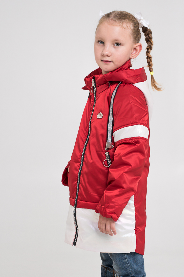 Куртка дет. дев. DontForget G2050 (122-146) красный