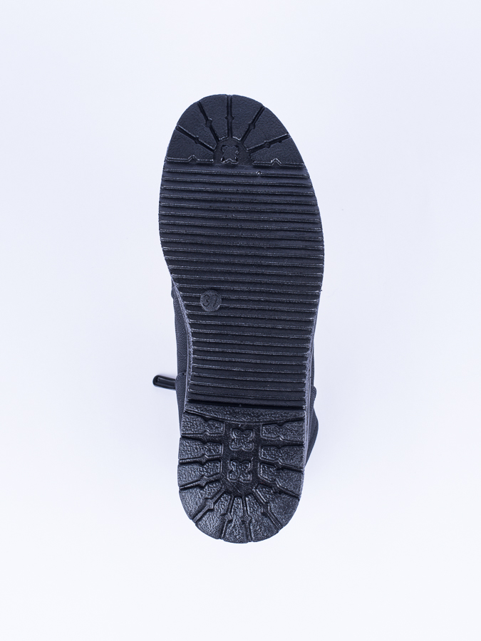 Ботинки жен. Aowei 730-1 2 молнии (37-42) черный