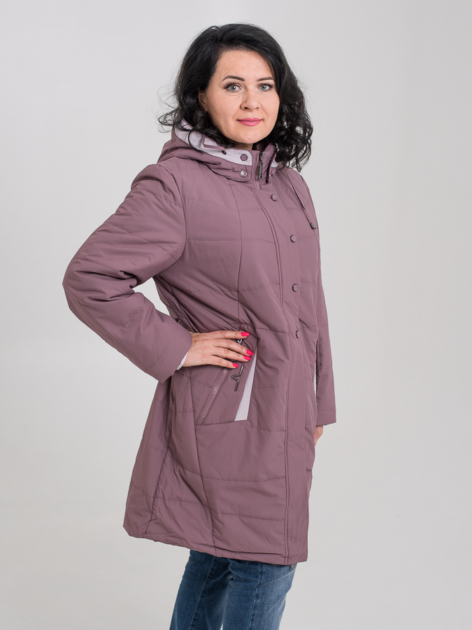 Куртка демис. жен. Феникс Н-6583 48-58 розовый