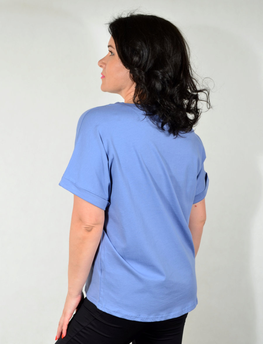 Футболка жен. Rihanna 742 56-58 голубой